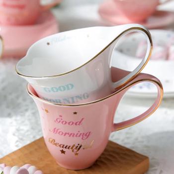 Heart Shape Custom Ceramic Mugs Perfect Gift for Valentine's Day