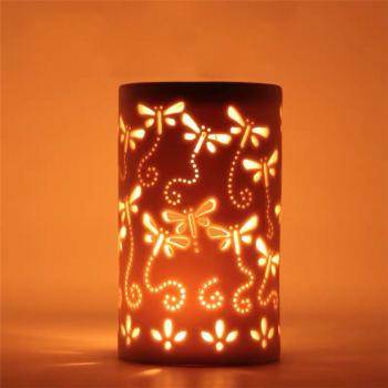 Ceramic Tealight Holder Essential Oil Burner Aromatherapy Wax Candle Tart Burner