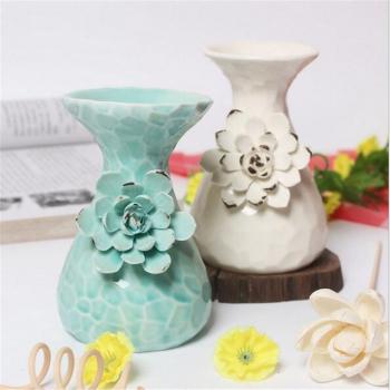 Antique Flower Design Ceramic Oil Burner Aroma Warmer