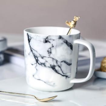 Marble Design Decal Customised Coffee Mugs