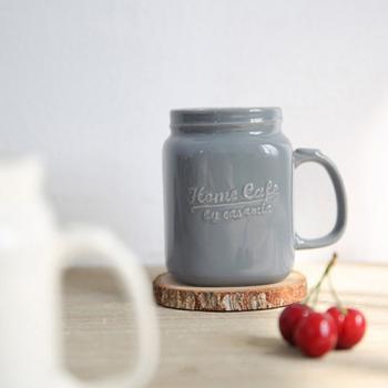 Cute Milk Jar Design Ceramic Coffee Mugs