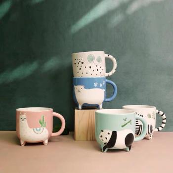 Cute Animal Design Ceramic Mugs