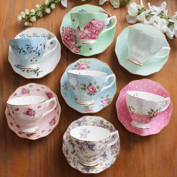 High Quality Bone China Afternoon Coffee and Tea Cups and Saucers Set