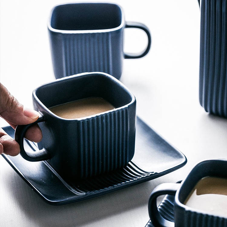 Unique Square Shape Coffee Tea Set