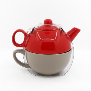 Ceramic Teapot Set  Tea For One Set with Tea Cup and Saucer