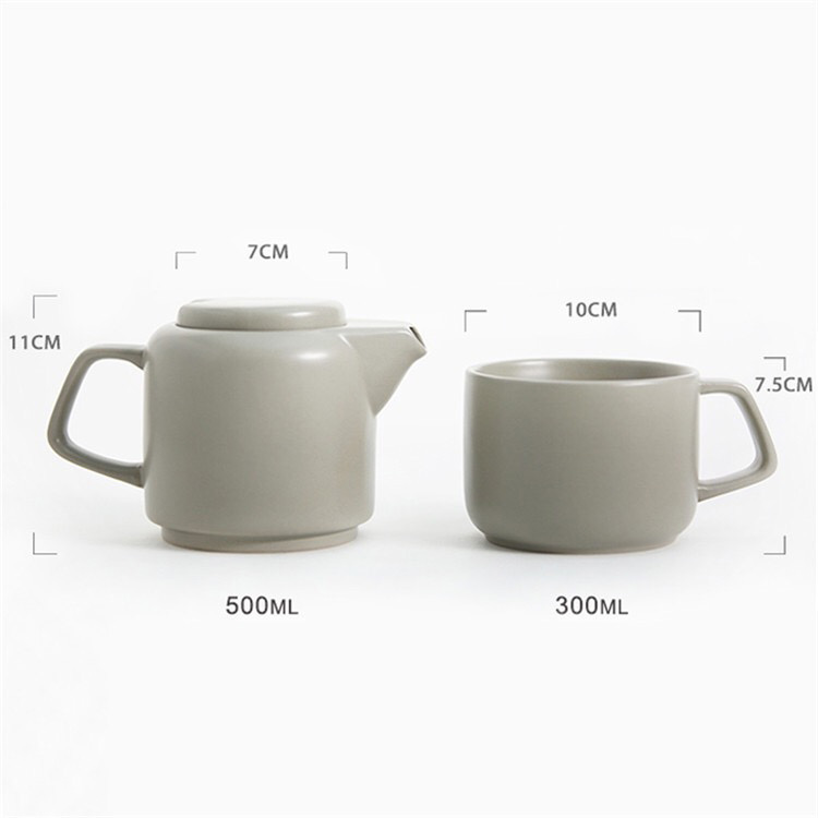 Tea for One Set Teapot with Porcelain Teacup