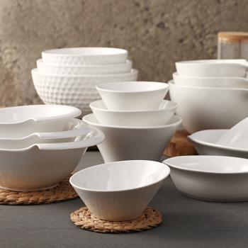 Porcelain Bowls for Soup, Salad or Pasta