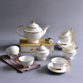 China Tea Set, Tea Service, Tea Cups, Creamer and Sugar Set